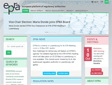 Tablet Screenshot of epra.org